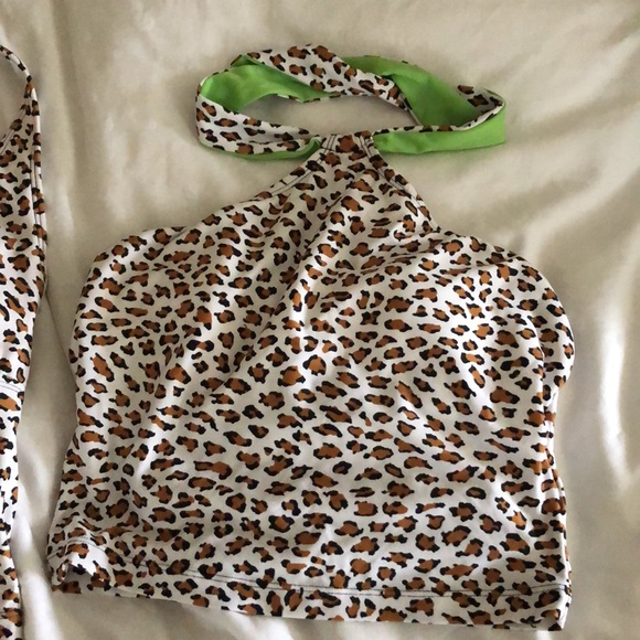 Rebel Beach Swim Suit - sz LG with 2 sz MD tops - Picture 3 of 12